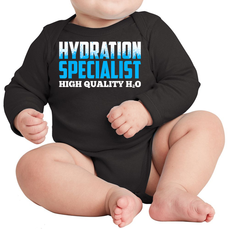 Hydration Specialist Waterboy Team Manager T Shirt Long Sleeve Baby Bodysuit by javauxswar | Artistshot