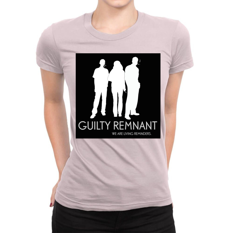 The Leftovers Guilty Remnant Poster Ladies Fitted T-Shirt by shiderbrancau | Artistshot