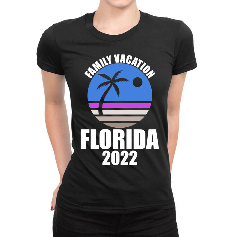 2022 Florida Beach Family Vacation-legrw Ladies Fitted T-Shirt by stumbledfeatures425 | Artistshot