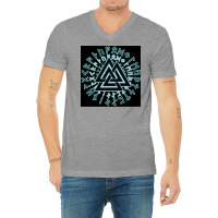 Valknut Wotansknoten Wikingerdreieick  Hipster Boy V-neck Tee | Artistshot