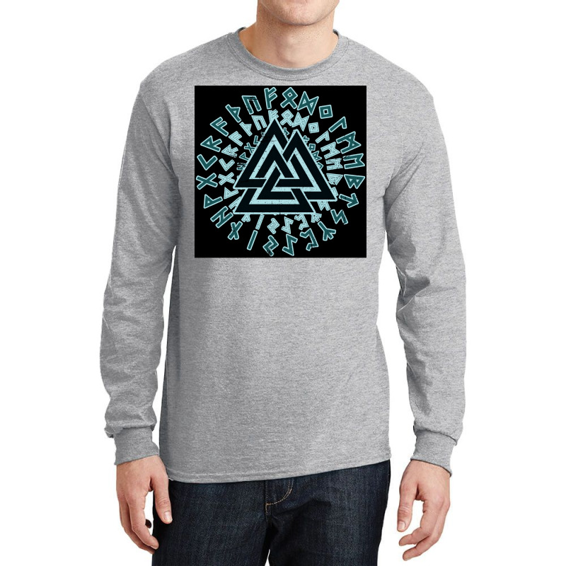 Valknut Wotansknoten Wikingerdreieick  Hipster Boy Long Sleeve Shirts | Artistshot