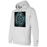 Valknut Wotansknoten Wikingerdreieick  Hipster Boy Champion Hoodie | Artistshot