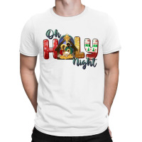 Oh Holy Night Black Holy Family Black Jesus T-shirt | Artistshot