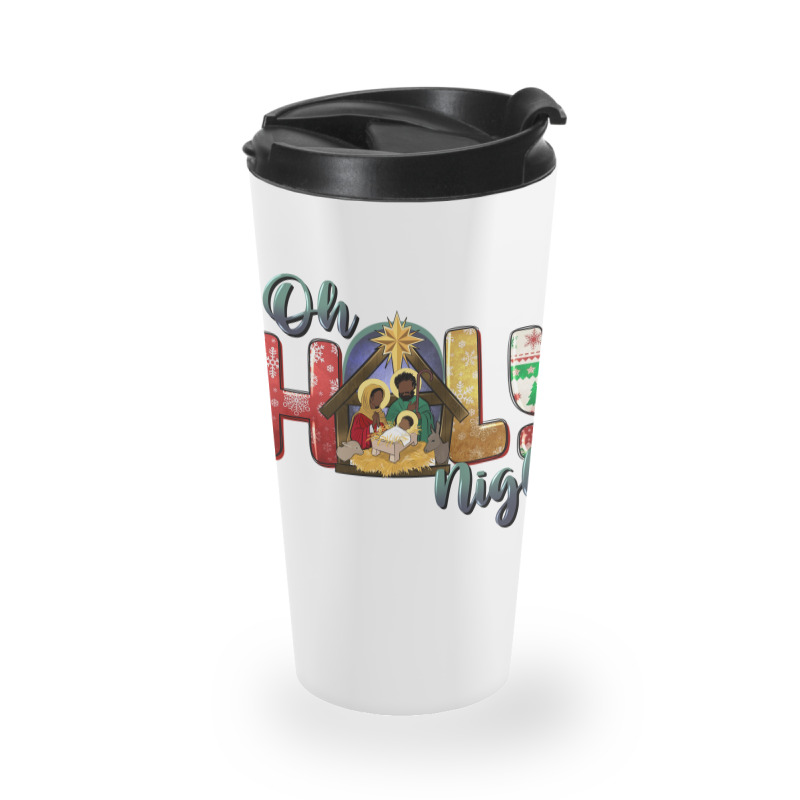 Oh Holy Night Black Holy Family Black Jesus Travel Mug | Artistshot