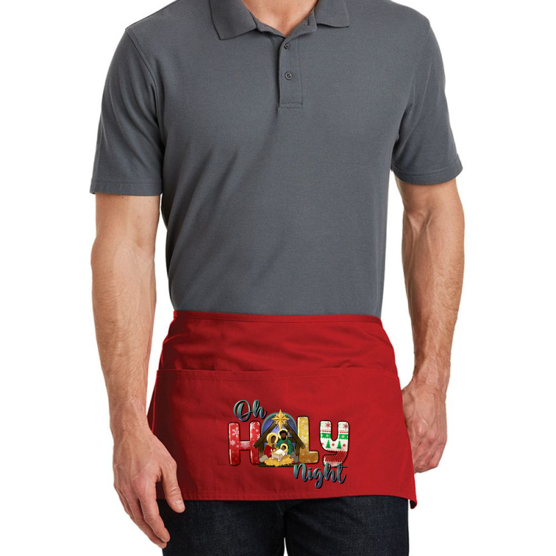 Oh Holy Night Black Holy Family Black Jesus Waist Apron | Artistshot