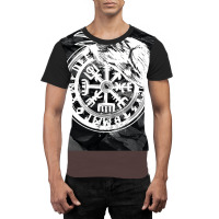 Vegvisir With Raven  Travel Graphic T-shirt | Artistshot