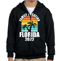 2022 Florida Beach Family Vacation-ukxat Youth Zipper Hoodie | Artistshot