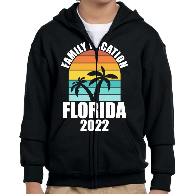 2022 Florida Beach Family Vacation-ukxat Youth Zipper Hoodie | Artistshot