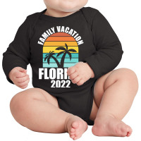 2022 Florida Beach Family Vacation-ukxat Long Sleeve Baby Bodysuit | Artistshot