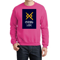 Viking Eternal Love Rune  Nature Hipster Crewneck Sweatshirt | Artistshot