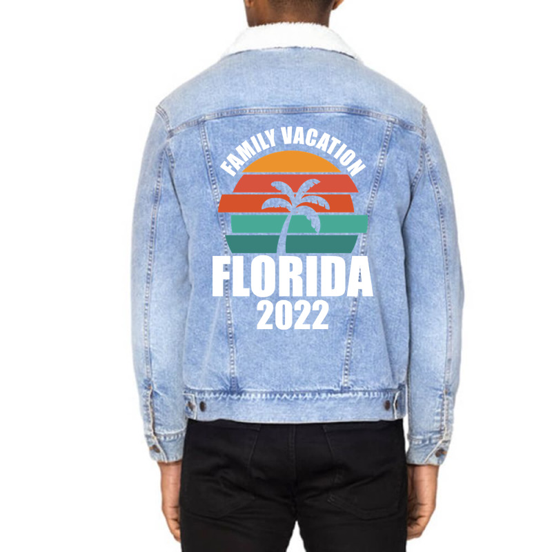 2022 Florida Family Vacation-hagxu Unisex Sherpa-Lined Denim Jacket by stumbledfeatures425 | Artistshot