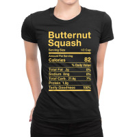 Butternut Squash Nutrition Facts Matching T Shirt Ladies Fitted T-shirt | Artistshot