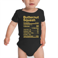 Butternut Squash Nutrition Facts Matching T Shirt Baby Bodysuit | Artistshot