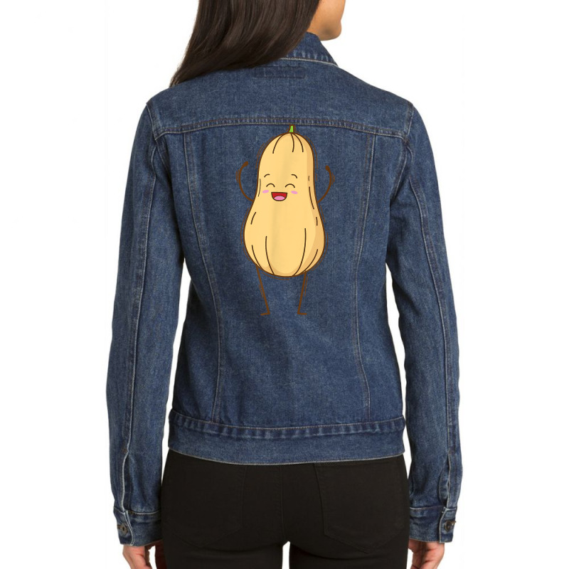 Butternut Squash Rejoicing T Shirt Ladies Denim Jacket by kogmor58594 | Artistshot