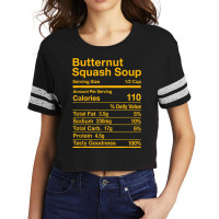 Butternut Squash Soup Nutrition Facts Matching T Shirt Scorecard Crop Tee | Artistshot