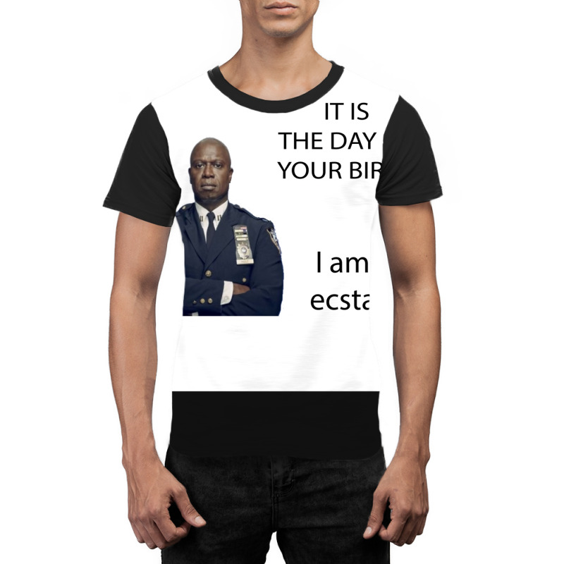 Captain Holt Birthday B99 Poster Tumblr (1) Graphic T-shirt by zagarboddaq | Artistshot