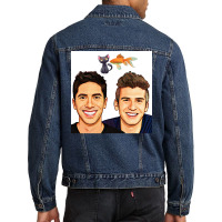 Catfish Tv Show Poster Boy (1) Men Denim Jacket | Artistshot