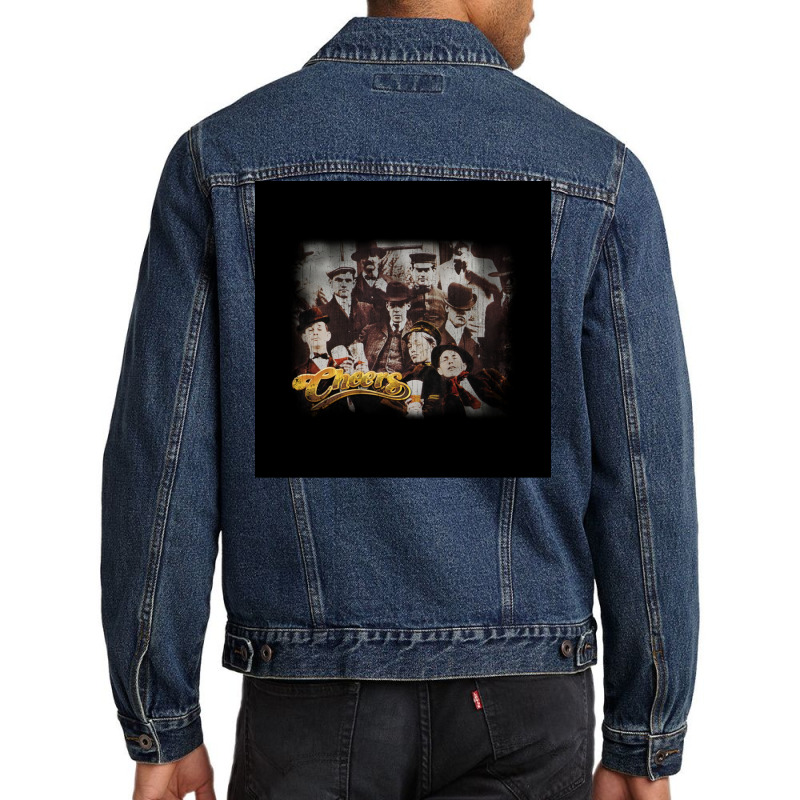 Cheers Vintage Poster Summer Men Denim Jacket | Artistshot