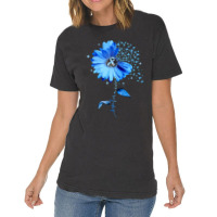 Diabetes Diabetic Hope For A Cure Blue Flower 138 Diabetes Awareness Vintage T-shirt | Artistshot