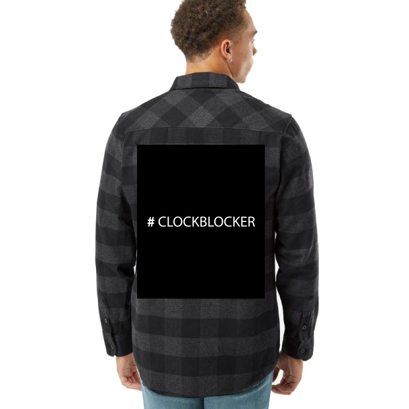 Clockblocker Poster Yellow (1) Flannel Shirt | Artistshot