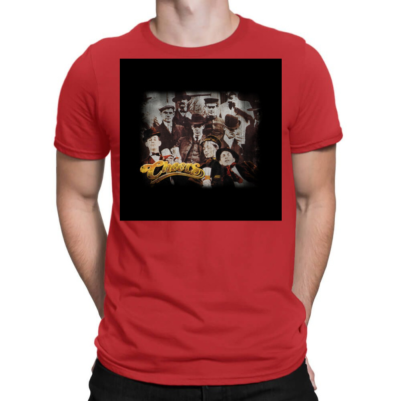 Cheers Vintage Poster Gift (1) T-Shirt by peatcrascow | Artistshot