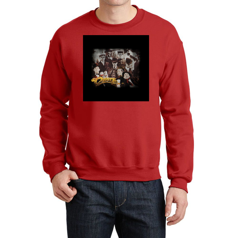 Cheers Vintage Poster Gift (1) Crewneck Sweatshirt by peatcrascow | Artistshot