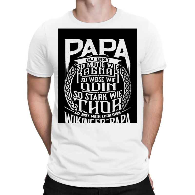 Viking Papa Odin Ragnar Fatherx27s Day  Trending 70s T-shirt | Artistshot