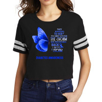 Diabetes Diabetic I Am The Storm Butterfly 51 Diabetes Awareness Scorecard Crop Tee | Artistshot