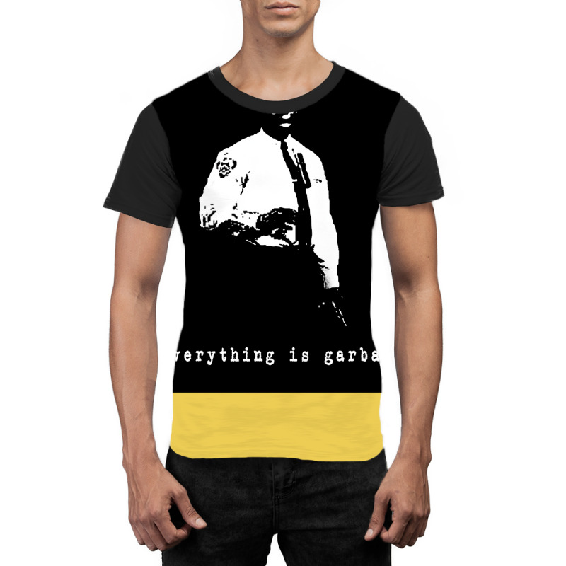 Everything Is Garbage Captain Holt Stencil Wallpaper Design Poster Boy Graphic T-shirt | Artistshot