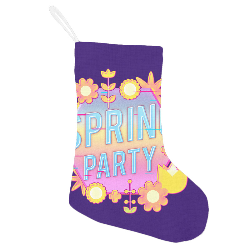 Spring Party Flower And Plants Holiday Stocking | Artistshot