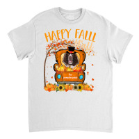 Happy Fall Y'all English Springer Spaniel Dog Truck Pumpkin T Shirt Classic T-shirt | Artistshot