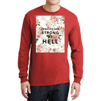 Females Are Strong As Hell Poster Funny Long Sleeve Shirts | Artistshot