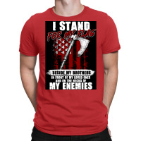 Viking Warrior American Flag Independence Of The United States  Aesthe T-shirt | Artistshot