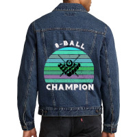 8-ball Pool Champion - Billiards Sunset Men Denim Jacket | Artistshot