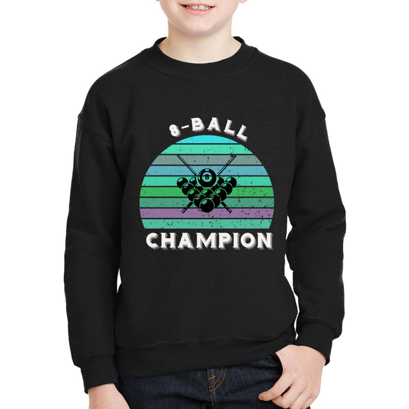 8-ball Pool Champion - Billiards Sunset Youth Sweatshirt by definitelyoakland6 | Artistshot