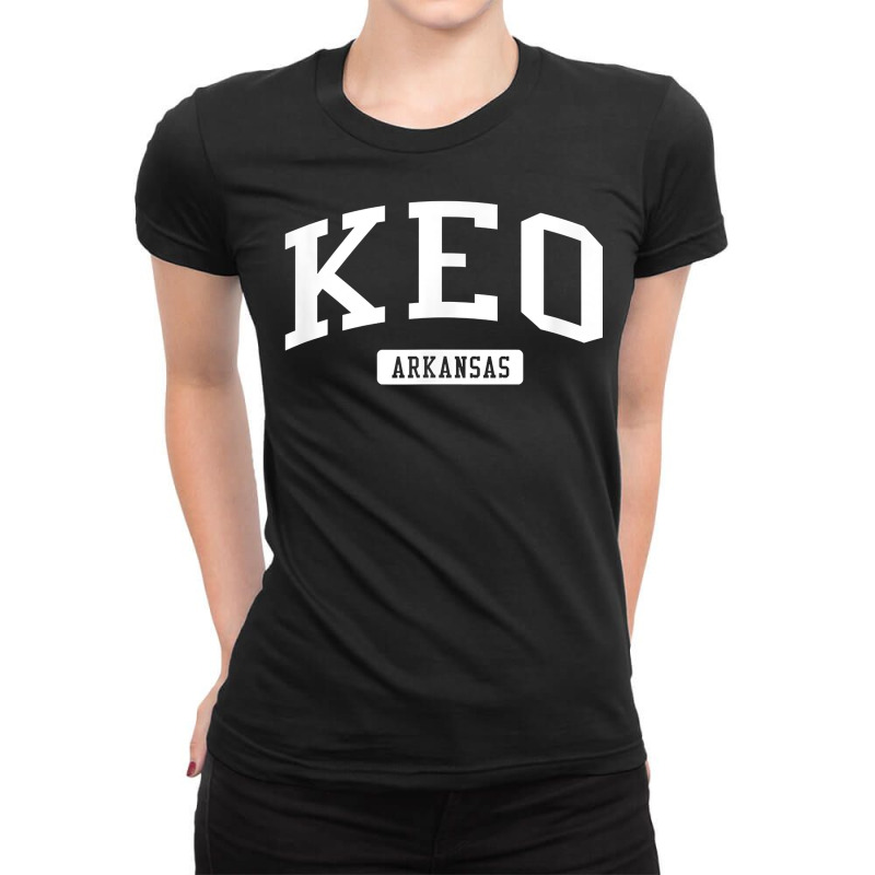 Keo Arkansas Ar Vintage Athletic Sports Design T Shirt Ladies Fitted T-Shirt by darrene68stu | Artistshot