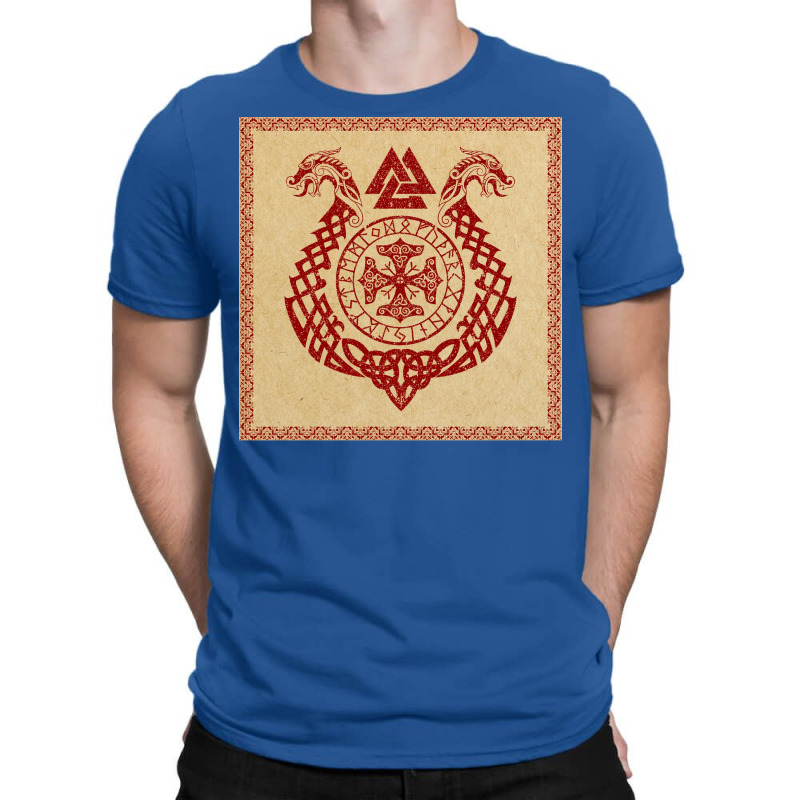 Vikingsnorse Runes Dragon Boat Vikings  Boy Gift T-shirt | Artistshot