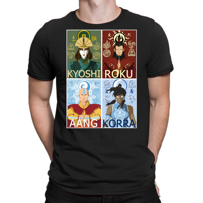 Last 4 Avatars Poster 70s (1) T-Shirt by zagarboddaq | Artistshot