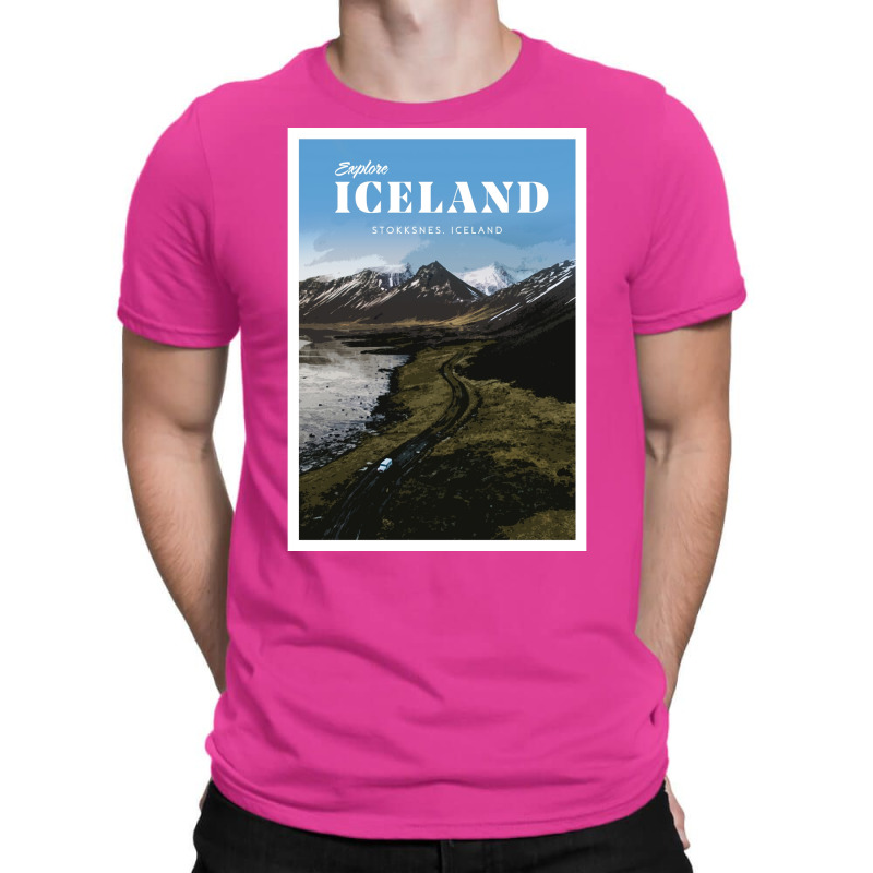 Visit Stokksnes Iceland  Girl Green Summer T-shirt | Artistshot