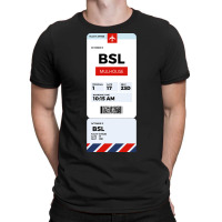 Mulhouse Boarding Pass T-shirt | Artistshot