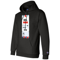 Mulhouse Boarding Pass Champion Hoodie | Artistshot