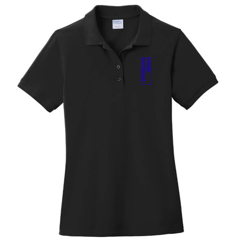 Nordic Combined  Blue Ladies Polo Shirt by OmarFerrerRios | Artistshot