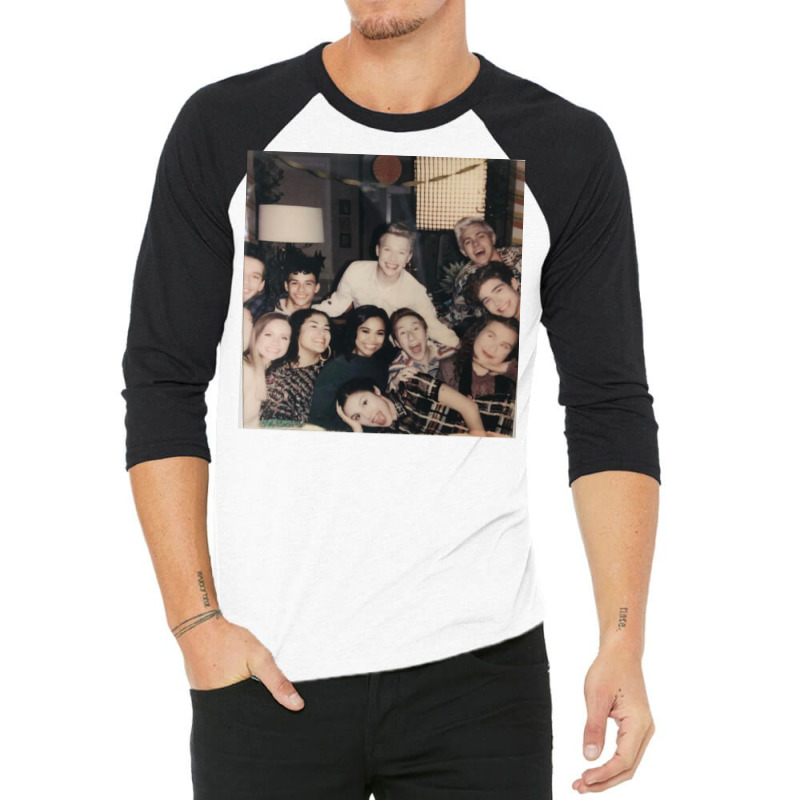 Hsmtmts Cast Poster 80s 3/4 Sleeve Shirt | Artistshot