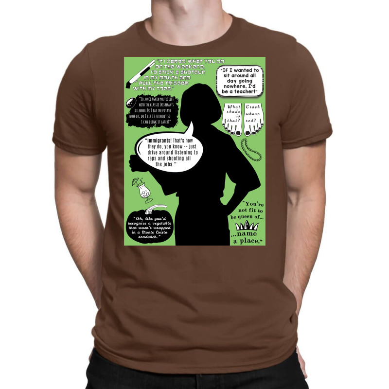 Malory Archer Quotes Poster 70s (1) T-shirt | Artistshot