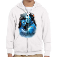 Avatar 2   The Way Of Water Avatar Neytiri Jake Sully Youth Zipper Hoodie | Artistshot