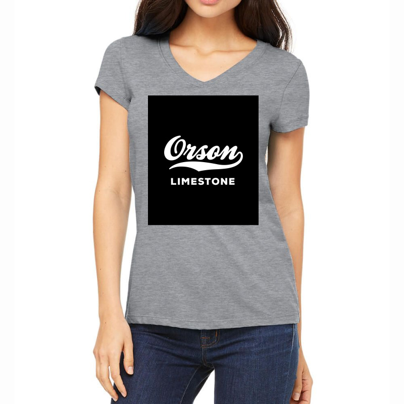 Orson Limestone Poster Tumblr (1) Women's V-Neck T-Shirt by zagarboddaq | Artistshot