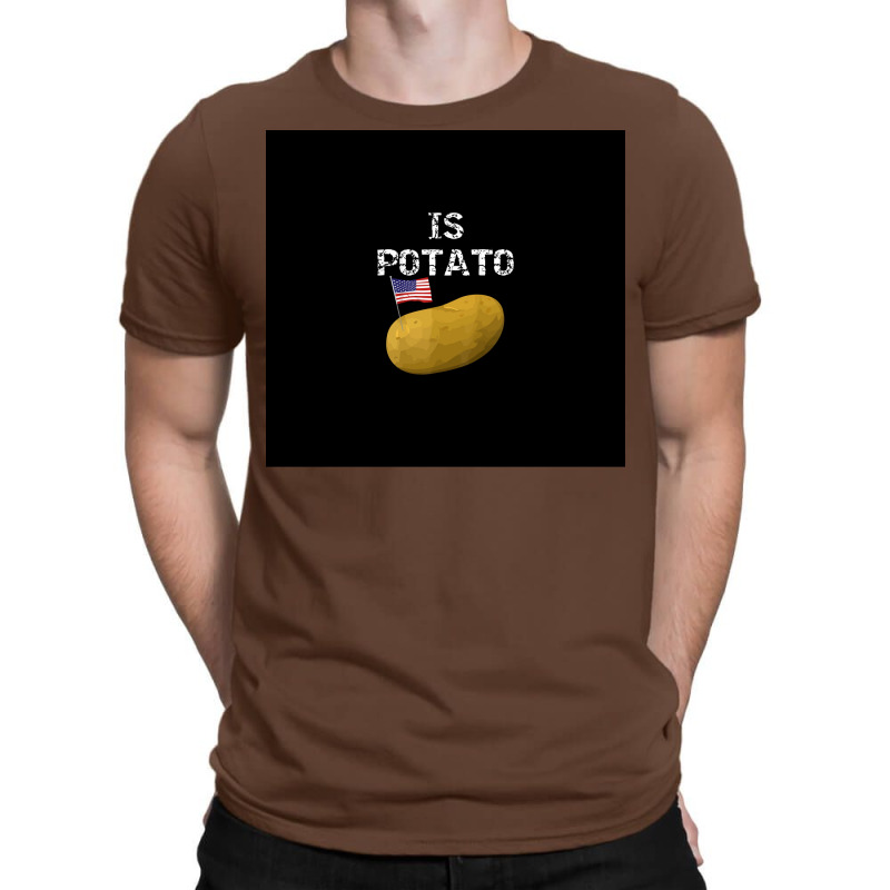 Is Potato As Seen On Late Night Television Poster T-shirt | Artistshot