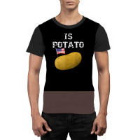 Is Potato As Seen On Late Night Television Poster Graphic T-shirt | Artistshot