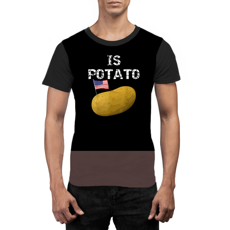 Is Potato As Seen On Late Night Television Poster Graphic T-shirt | Artistshot