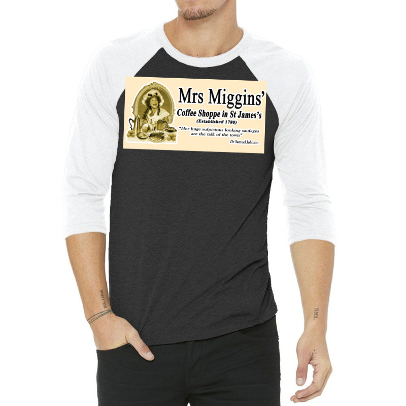 Mrs Miggins Poster Love (1) 3/4 Sleeve Shirt | Artistshot